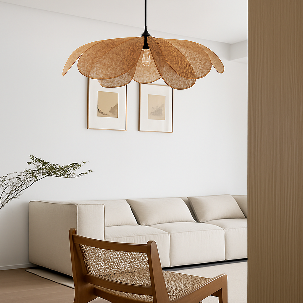 suspension en rotin tissé pour un décor élégant et moderne - vue 5 sur 16