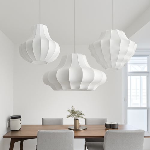 Suspension en soie de 	 Style