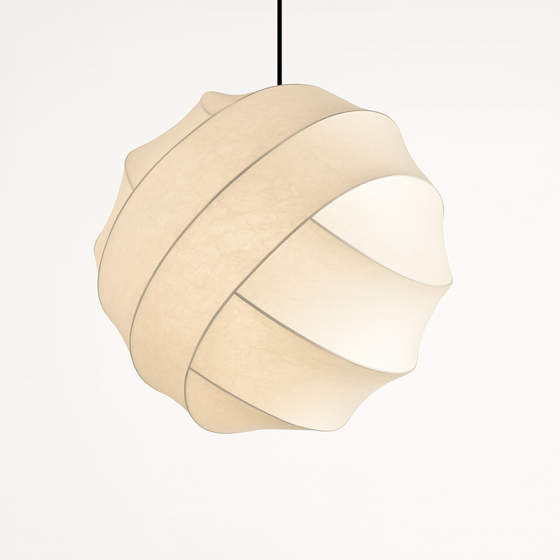 suspension en soie wabi sabi design nordique moderne pour décoration intérieure