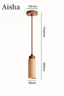 suspension en style nordique wabi sabi pour intérieur décoratif