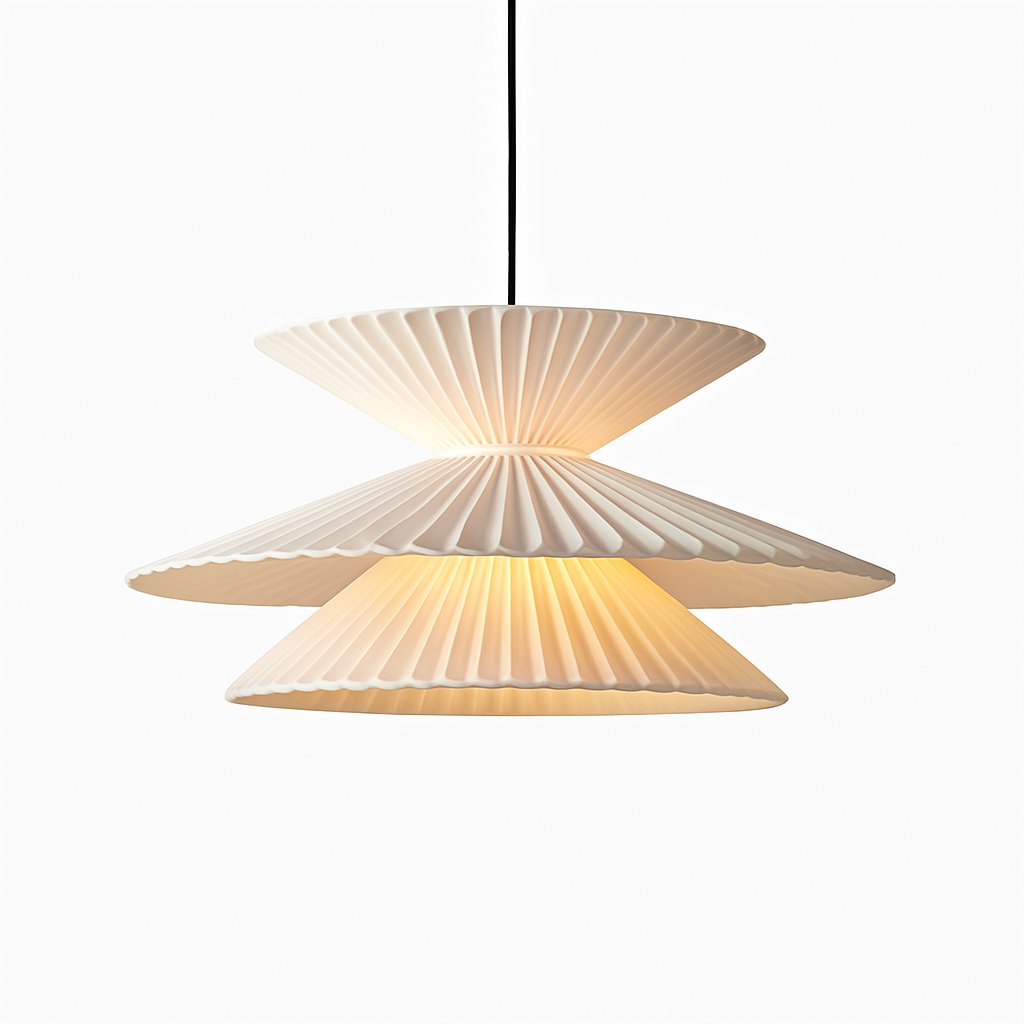 suspension en tissu origami pour décoration intérieure élégante - vue 4 sur 7