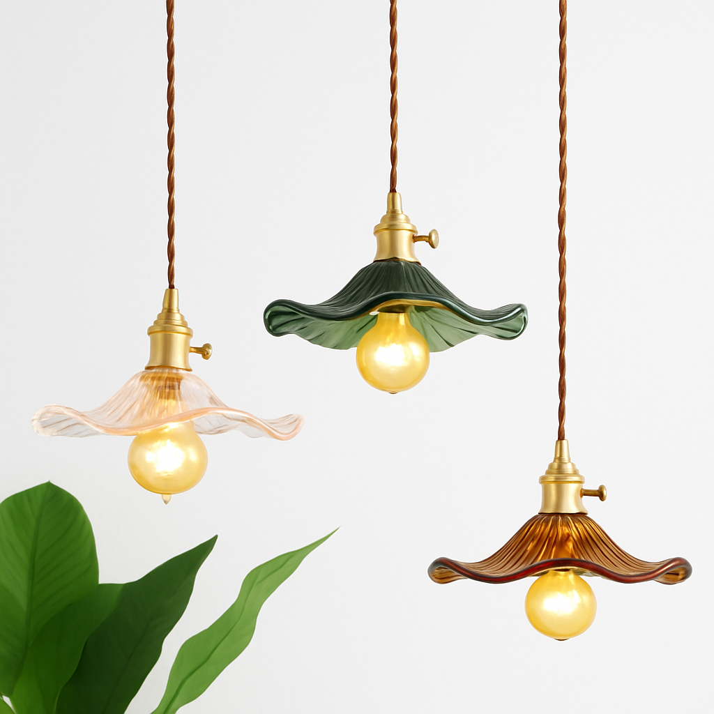 suspension en verre coloré style nordique pour intérieur moderne - vue 4 sur 13