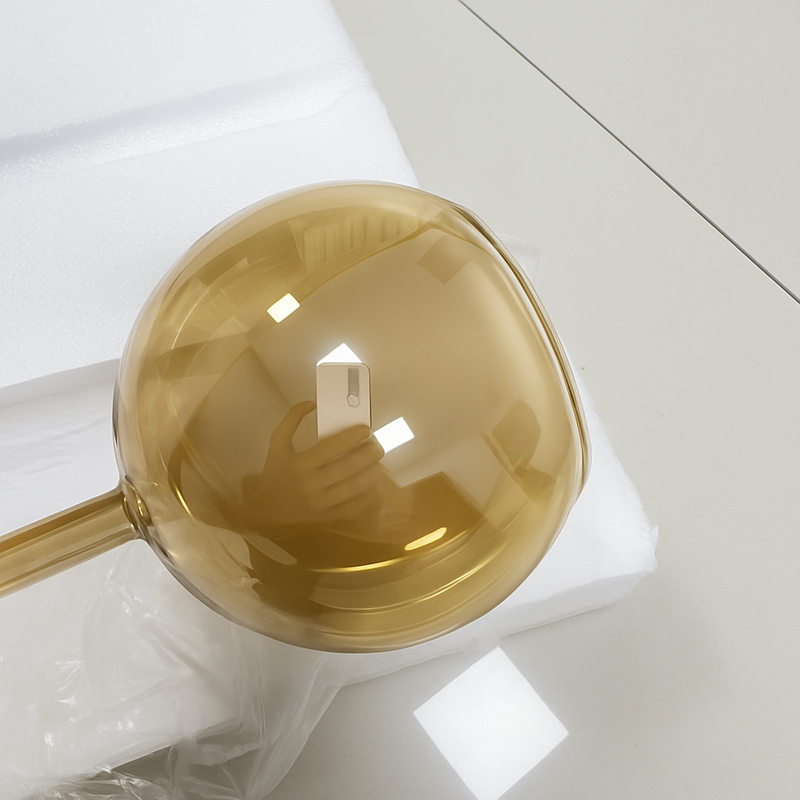 suspension en verre led décoration nordique moderne