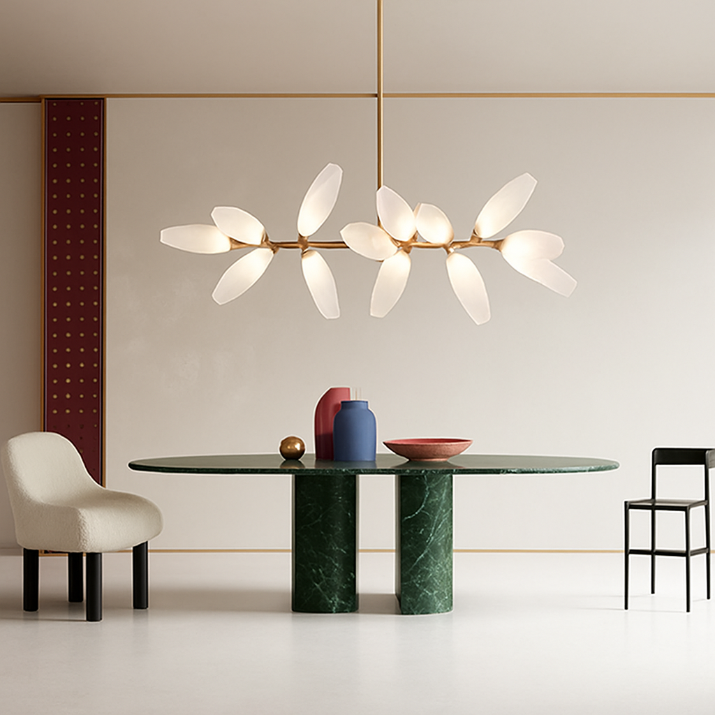 suspension en verre moderne pour décoration intérieure élégante - vue 3 sur 12