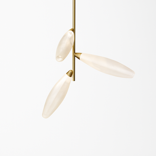 suspension en verre moderne pour décoration intérieure élégante