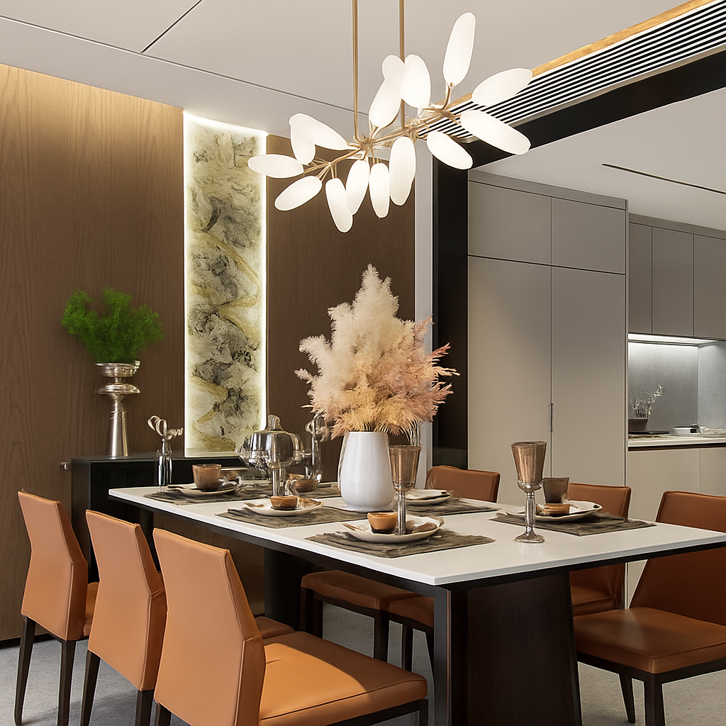 suspension en verre moderne pour décoration intérieure élégante - vue 7 sur 12