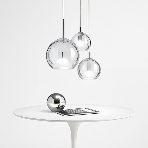 suspension en verre moderne pour un éclairage décoratif intérieur