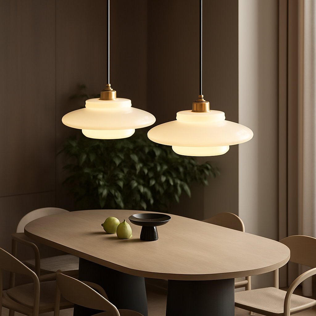 suspension en verre nordique design moderne pour intérieur élégant - vue 4 sur 9