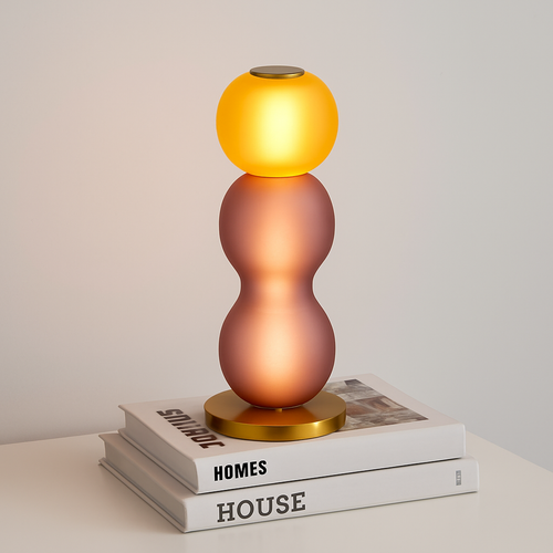 Suspension en verre scandinave Abat-jour coloré minimal chevet petite lumière suspendue chambre design éclairage de salle à manger