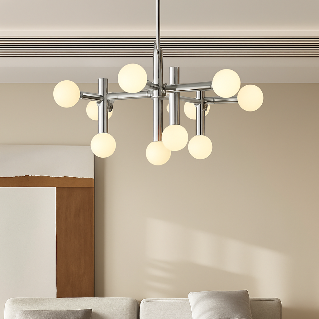 suspension en verre style bauhaus pour décoration moderne - vue 7 sur 8