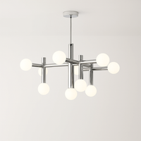 suspension en verre style bauhaus pour décoration moderne