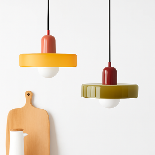 Suspension en vitrail pour restaurant salon cuisine lustre suspendu applique plafonnier couloir entrée allée G9