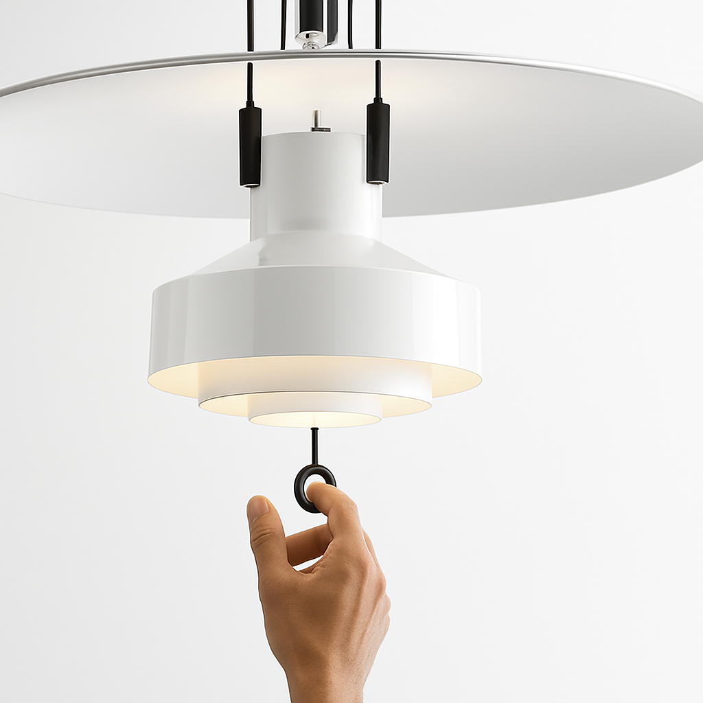 suspension extensible design en forme de soucoupe volante rétro - vue 11 sur 10