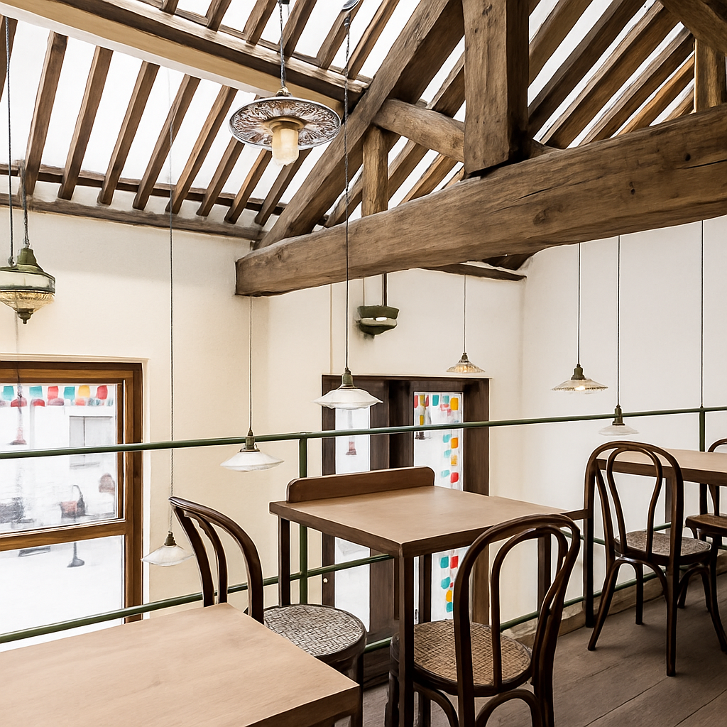 Design-Pendelleuchte Blüte Loft Style Keramik Vintage - vue 5 sur 14