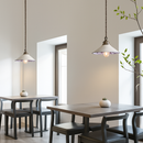 Design-Pendelleuchte Blüte Loft Style Keramik Vintage