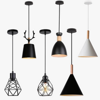 suspension industrielle loft style nordique en fer
