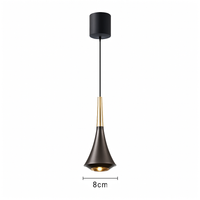 Moderne LED-Pendelleuchte mit Blendschutz