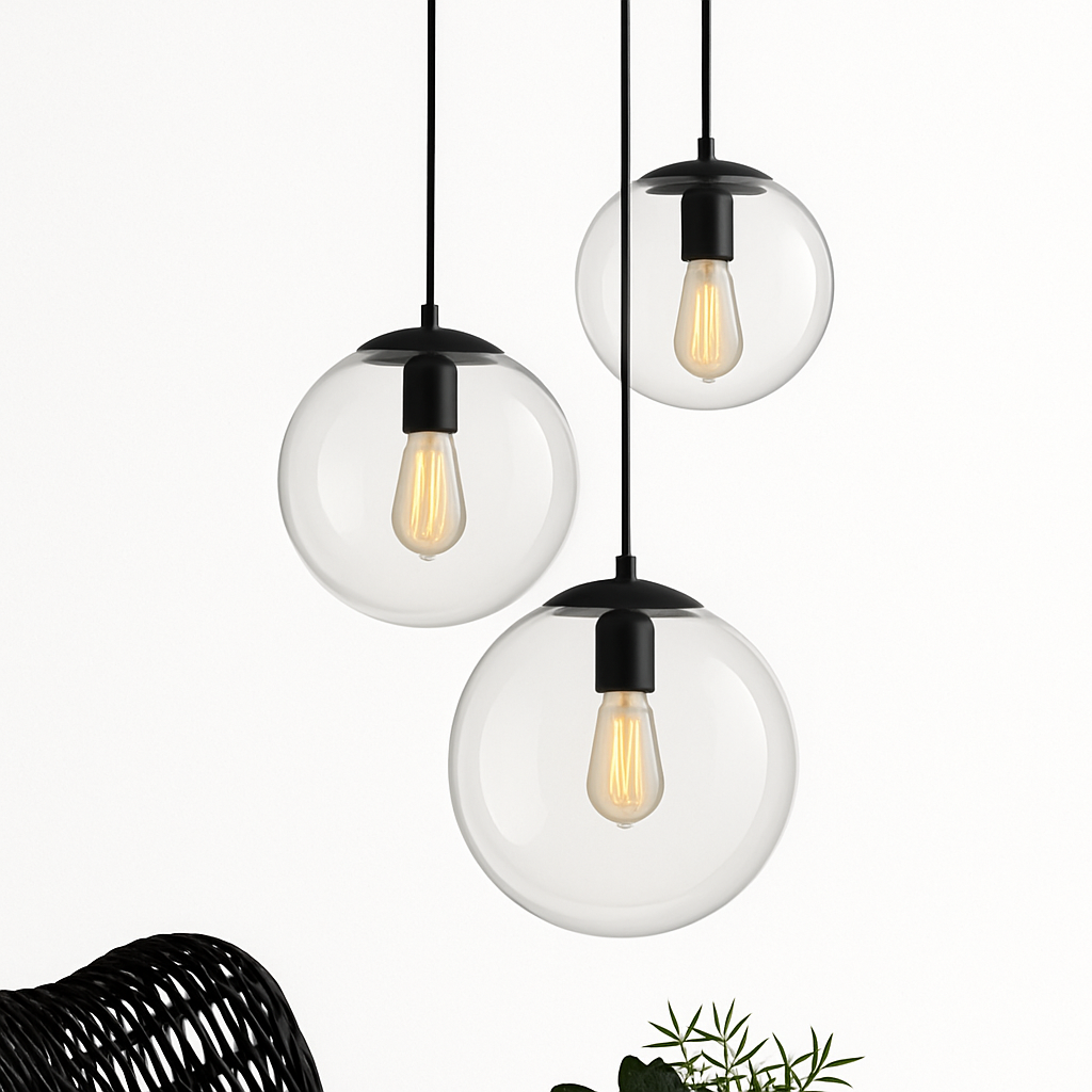 Suspension LED boule en verre Living - vue 4 sur 4