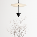suspension led conique art déco hauteur réglable