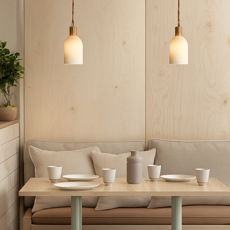 Suspension LED en céramique de plusieurs formes design