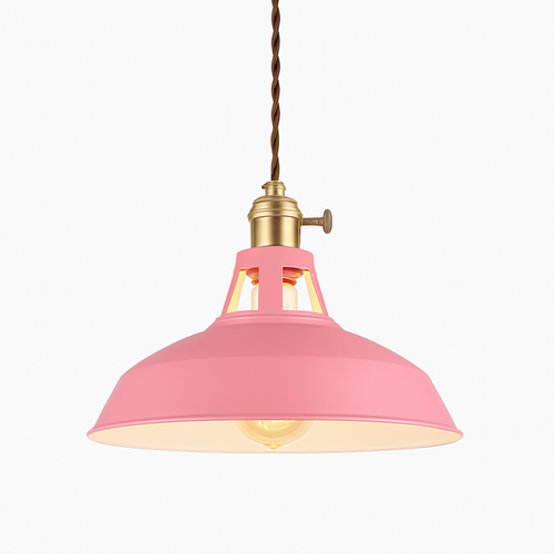 Suspension LED en métal coloré Loft