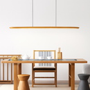 suspension LED en noyer noir tendance