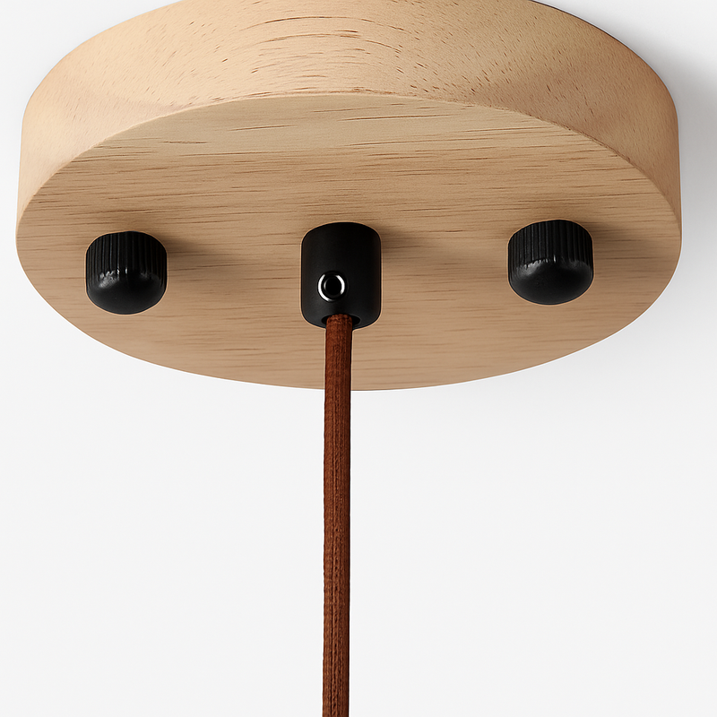 suspension LED en pierre naturelle rétro décorative