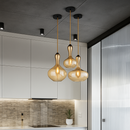 suspension led en verre luminaire décoratif idéal pour bars