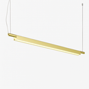 Moderne lineare LED-Pendelleuchte vom Designer