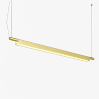 Moderne lineare LED-Pendelleuchte vom Designer