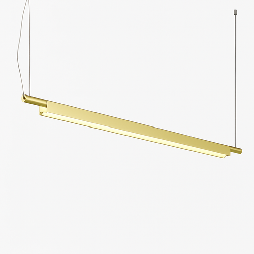 Moderne lineare LED-Pendelleuchte vom Designer