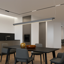 Moderne lineare LED-Pendelleuchte vom Designer