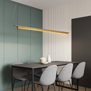 Moderne lineare LED-Pendelleuchte vom Designer