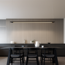 Moderne lineare LED-Pendelleuchte vom Designer