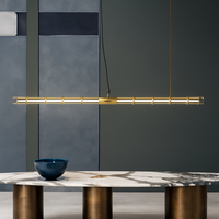 Moderne minimalistische LED-Pendelleuchte für den Innenbereich