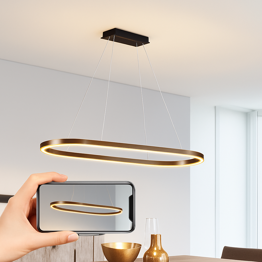 suspension à led moderne pour décoration intérieure élégante - vue 7 sur 19