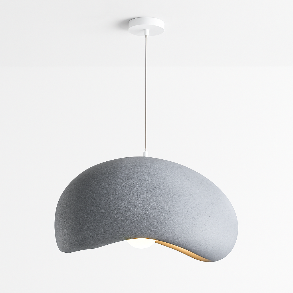 suspension à led wabi-sabi en résine créative pour décoration intérieure - vue 19 sur 23