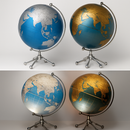 suspension lumineuse globe 3d haut de gamme cadeau enseignant