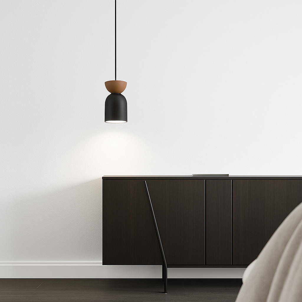 suspension moderne en cuivre pour décoration créative et personnalisée - vue 5 sur 7
