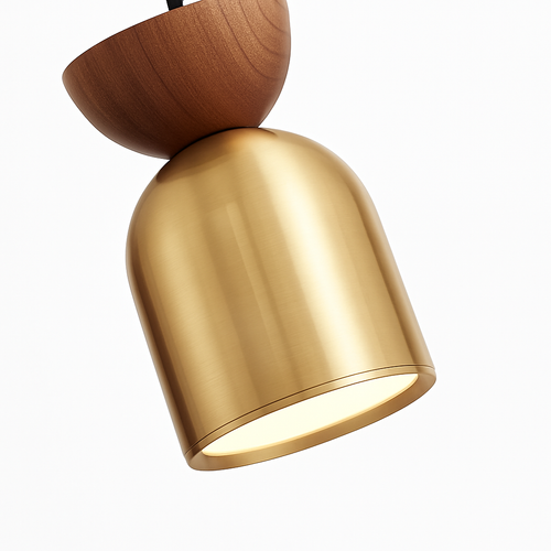 suspension moderne en cuivre pour décoration créative et personnalisée
