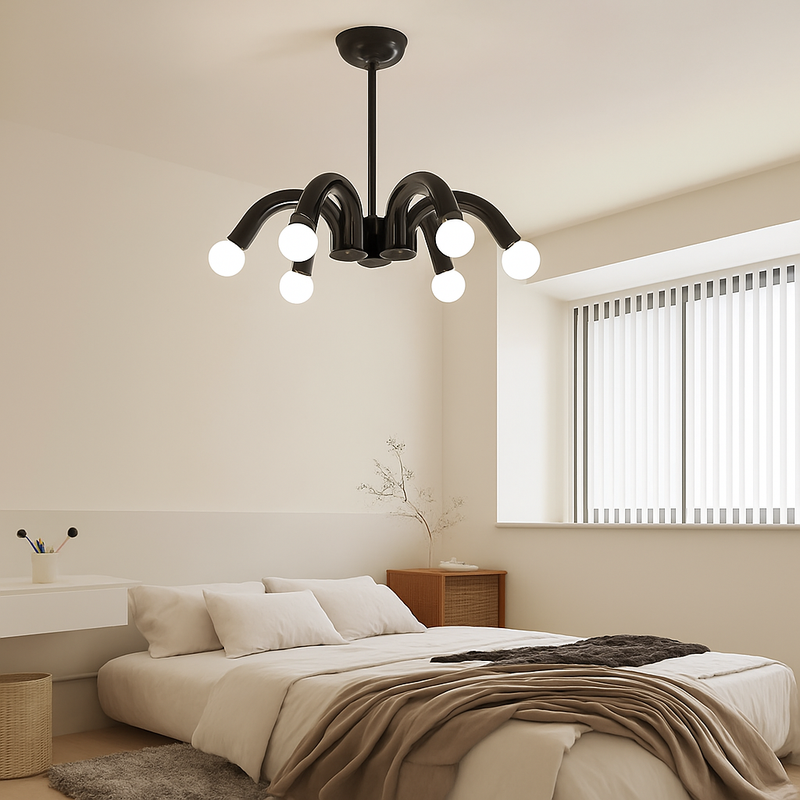 suspension moderne en métal style art déco