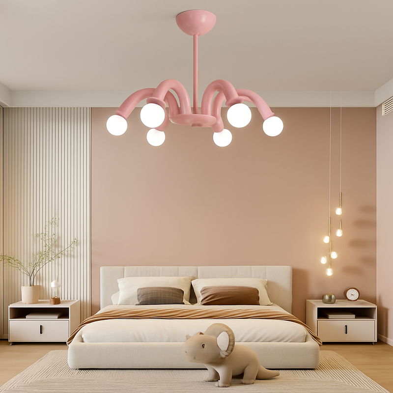 suspension moderne en métal style art déco