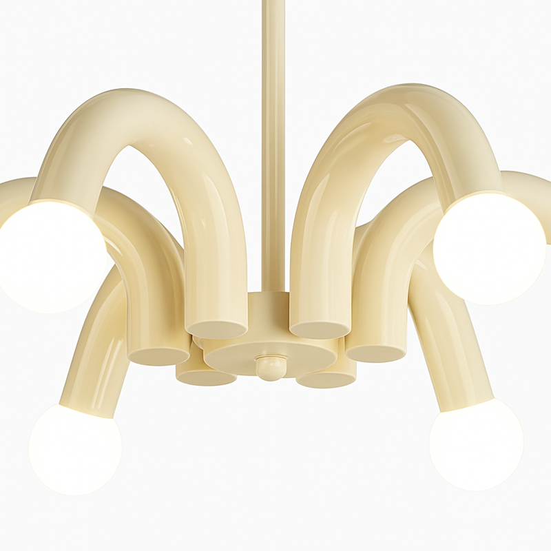 suspension moderne en métal style art déco