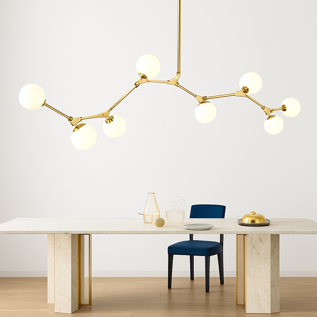 suspension moderne à intensité variable pour décoration intérieure - vue 4 sur 12