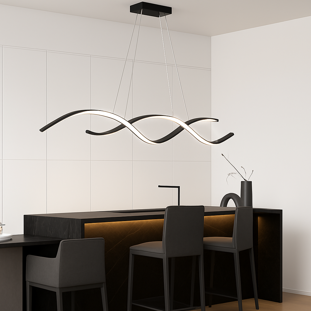 suspension moderne à led pour décoration intérieure élégante - vue 4 sur 8