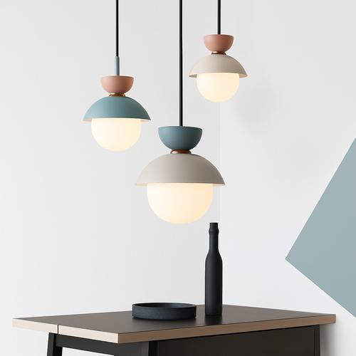 Suspension moderne nordique boule de verre luminaires suspendus suspension cuisine salle à manger chambre décor à la maison luminaire lustre