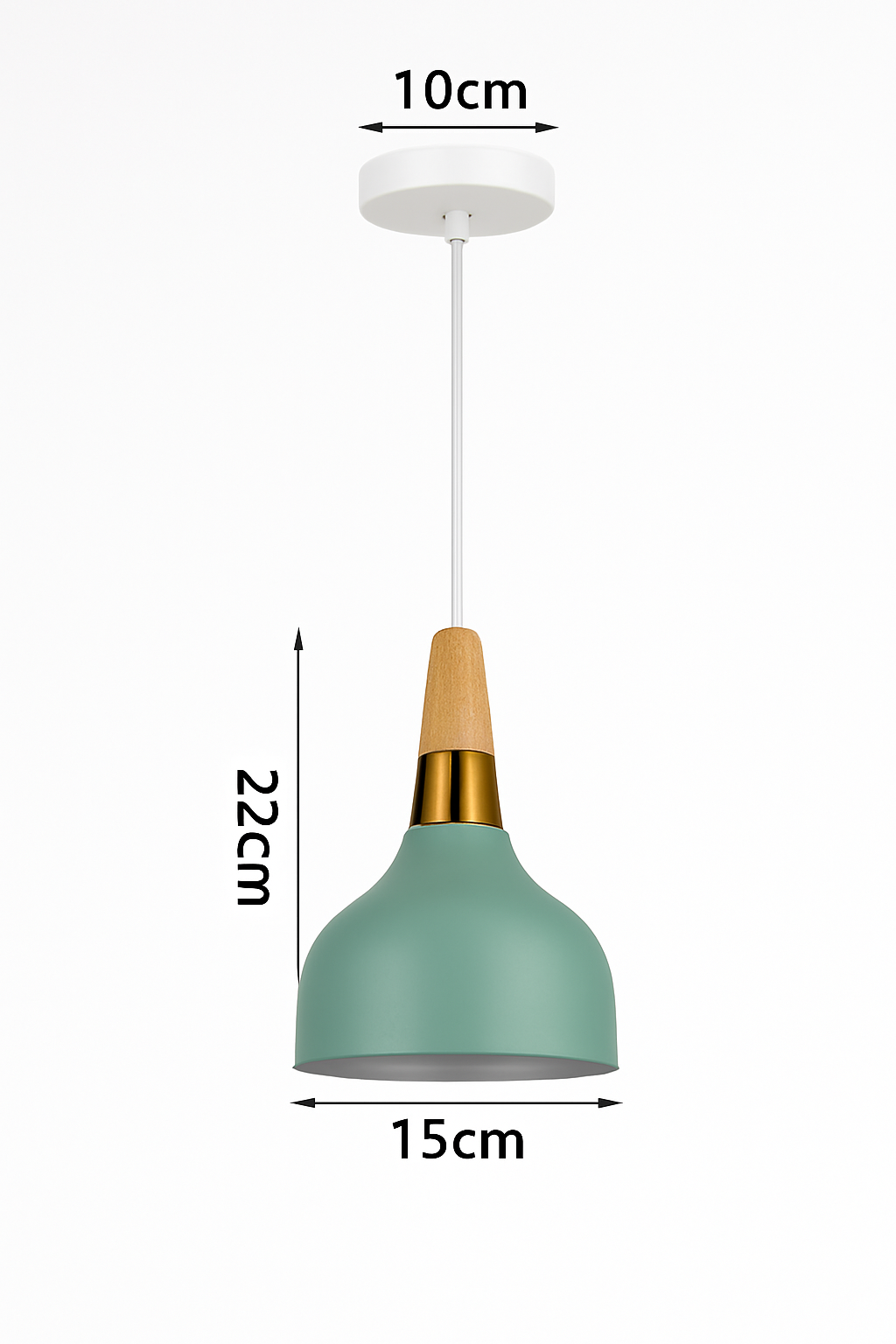suspension moderne nordique en aluminium rétro pour intérieur design - vue 14 sur 16