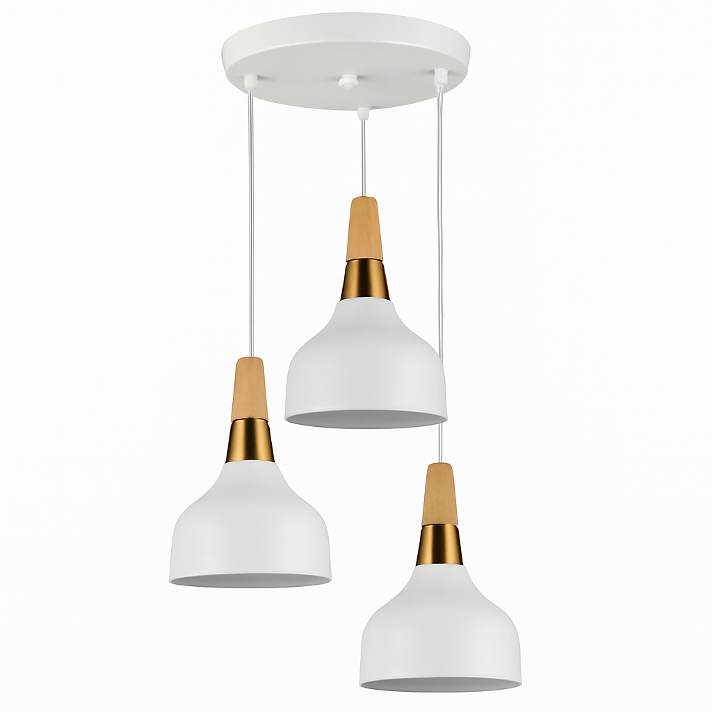 suspension moderne nordique en aluminium rétro pour intérieur design - vue 16 sur 16