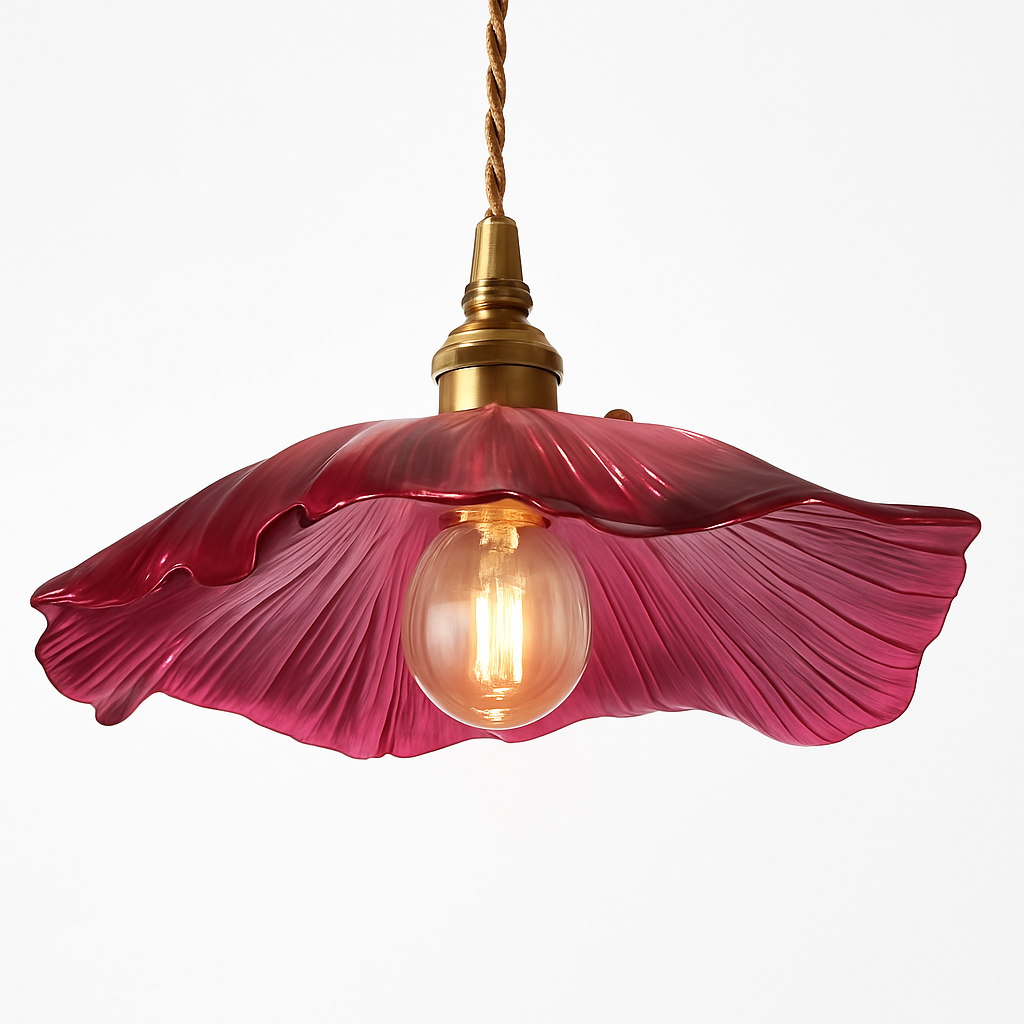 Suspension modernes en verre de fleur lampes suspendues décoration de la maison éclairage salon chambre chevet luminaire magasin d'intérieur