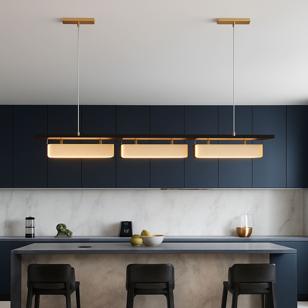 suspension nordique design moderne pour décoration intérieure avec lumières LED - vue 5 sur 9